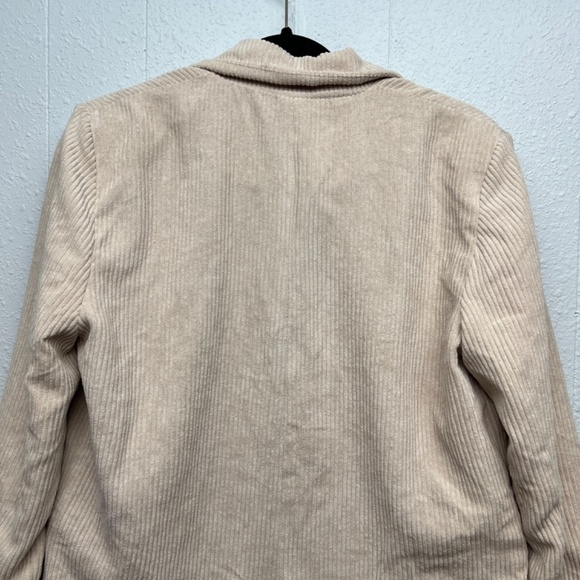 Promesa Corduroy Womens Y2K Inspired Blazer Jacket Small Light Academia Career - Picture 8 of 12